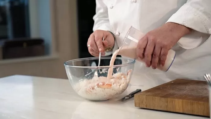 Фаршированные перцы с крабовым мясом - рецепт от Константина Ивлева