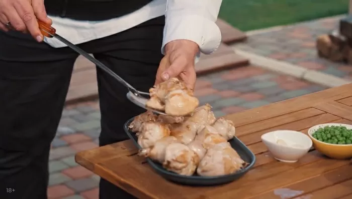 Рагу из курицы в казане - рецепт от Константина Ивлева
