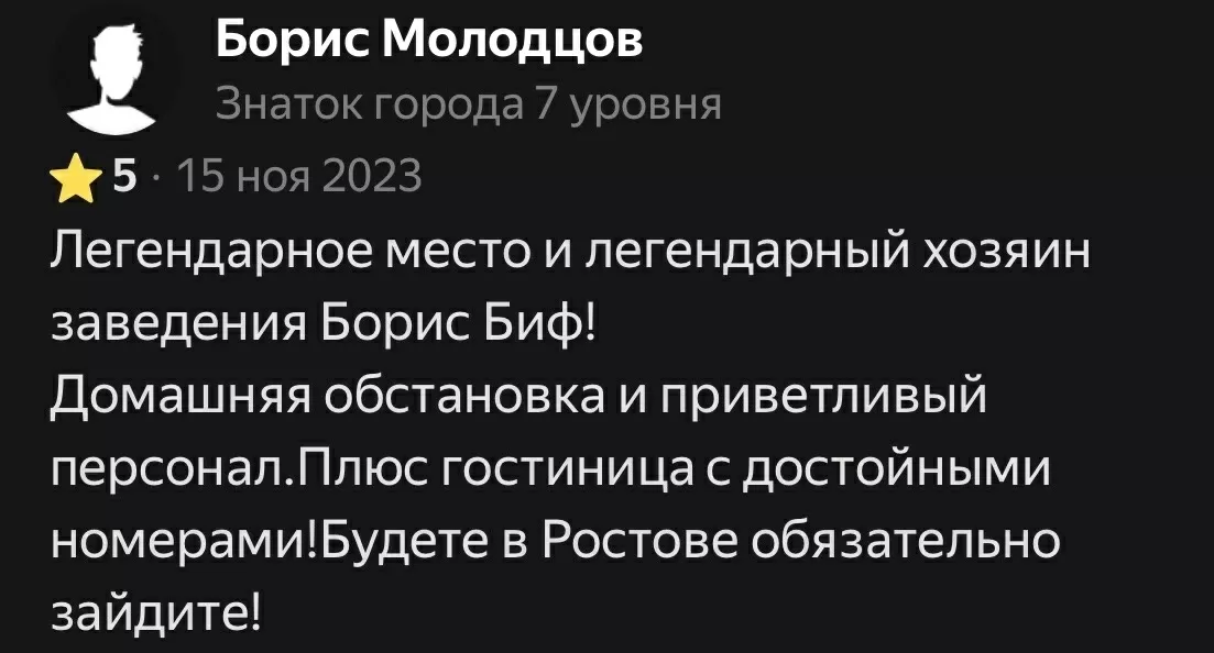 А что с заведением У Бориса стало после программы?